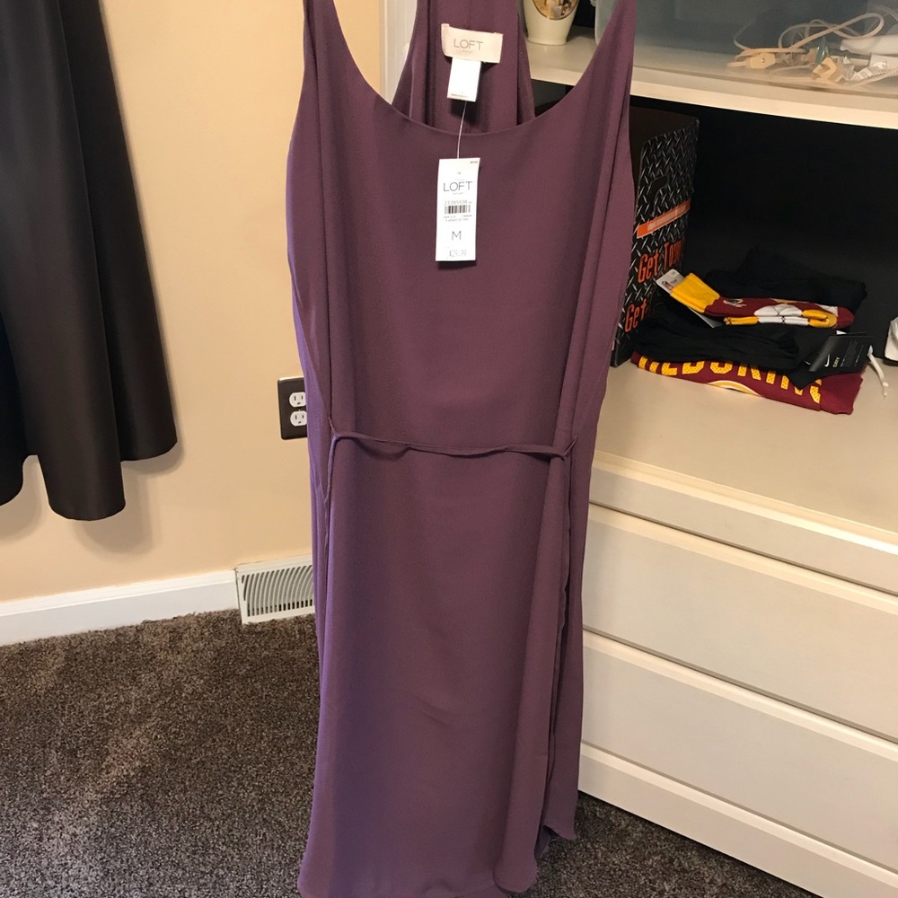 Loft dress. Mid thought length.